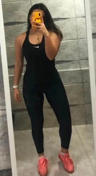The same client in May, after five months of coaching