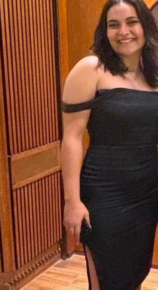 Client before coaching, in January